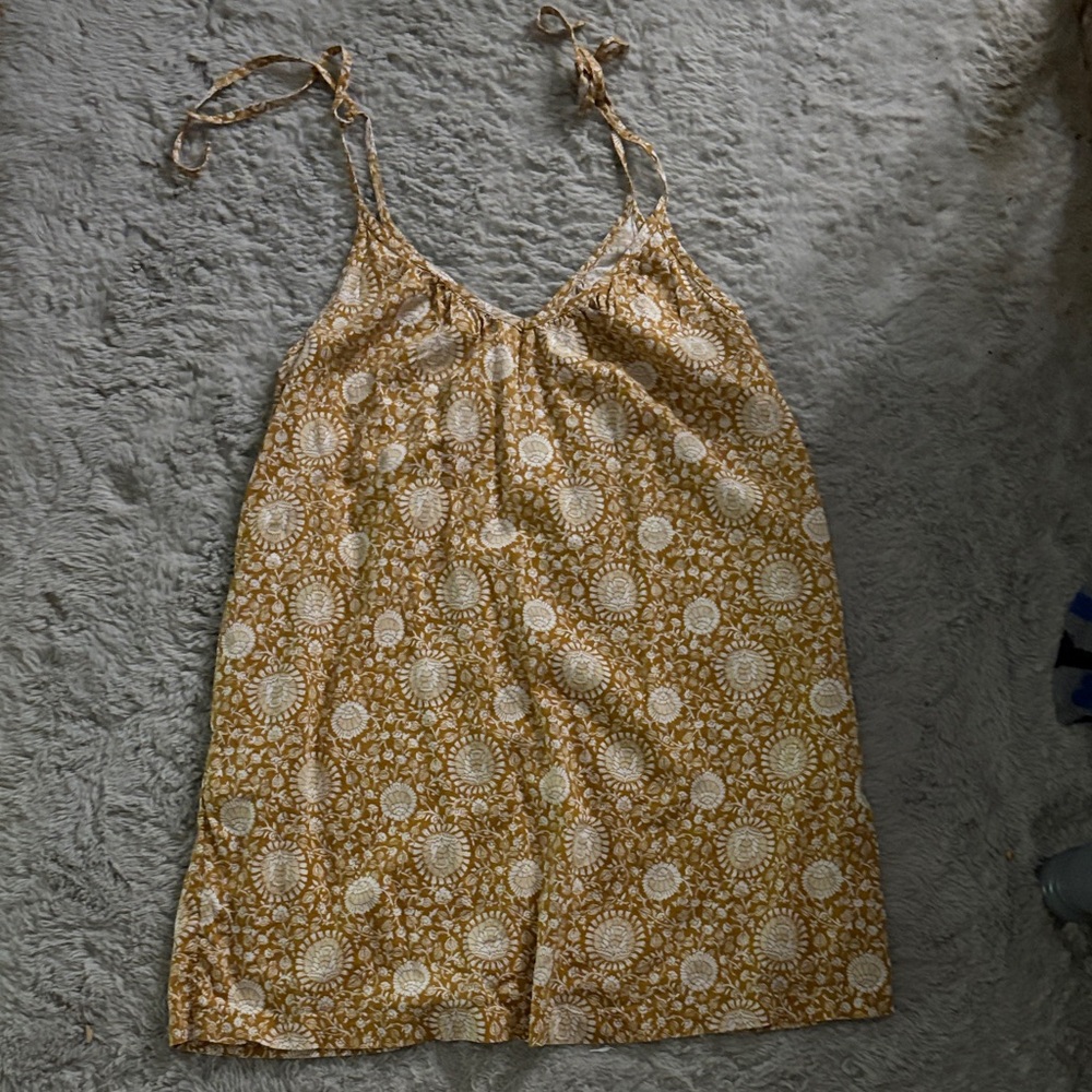 Old Navy Yellow and White Sun Dress